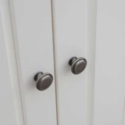 Wohnen Schränke<Landhaus Kleiderschrank in Weiß lackiert - Indico