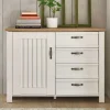 Wohnen Sideboards<Landhaus Kombi-Kommode in Weiß - Malvissa