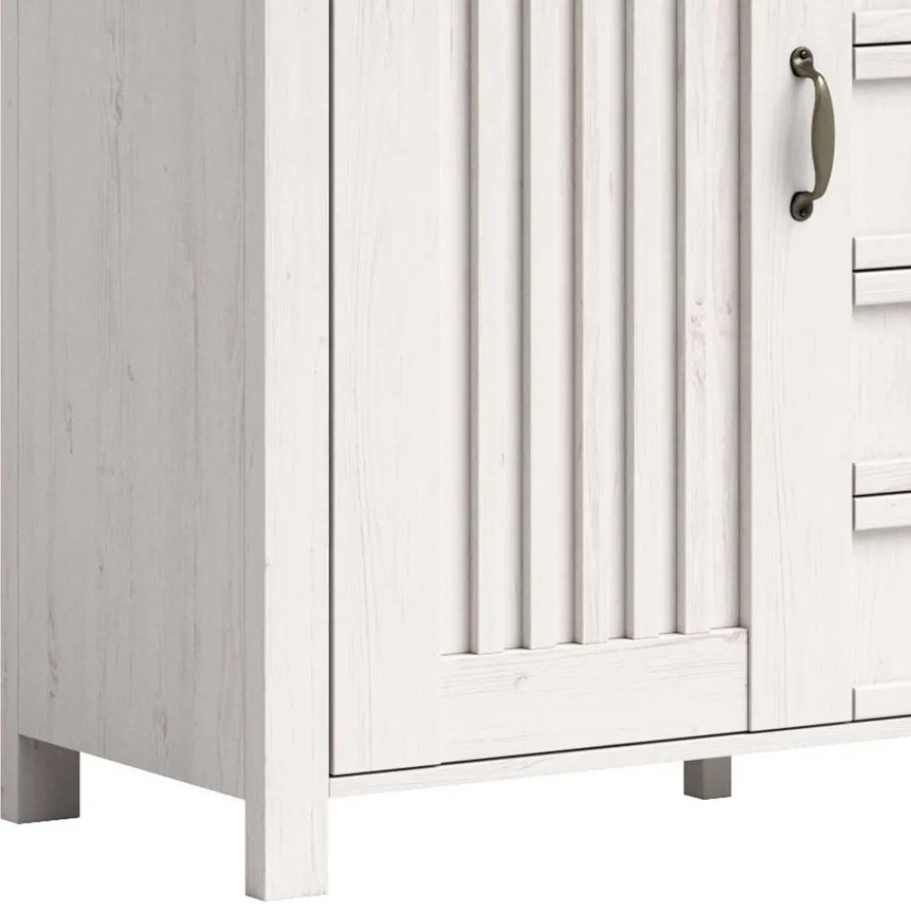 Wohnen Sideboards<Landhaus Kombi-Kommode in Weiß - Malvissa
