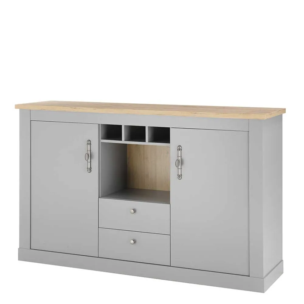 Wohnen Sideboards<Landhaus Kommode in Lichtgrau - Buleta