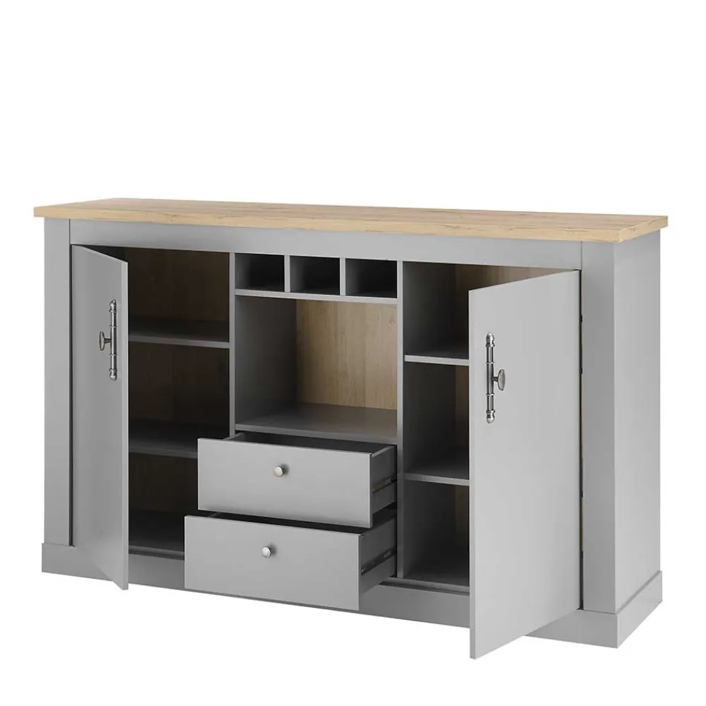 Wohnen Sideboards<Landhaus Kommode in Lichtgrau - Buleta