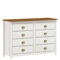 Wohnen Sideboards|Kommoden<Landhaus Kommode mit acht Schubladen - Clipper