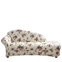 Wohnen Sofas<Landhaus Recamiere mit Blumen Stoff - Nitesa