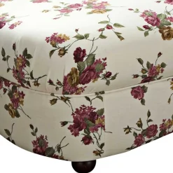 Wohnen Sofas<Landhaus Recamiere mit Blumen Stoff - Nitesa