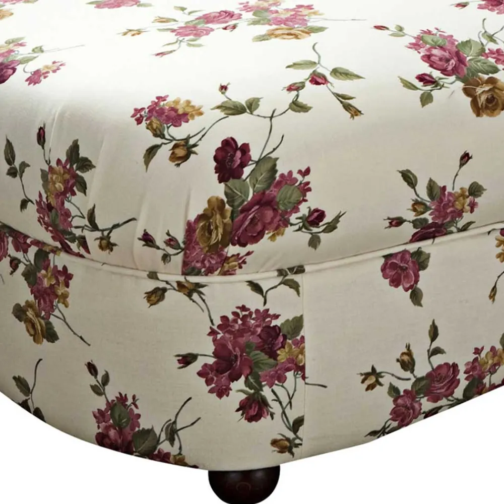 Wohnen Sofas<Landhaus Recamiere mit Blumen Stoff - Nitesa