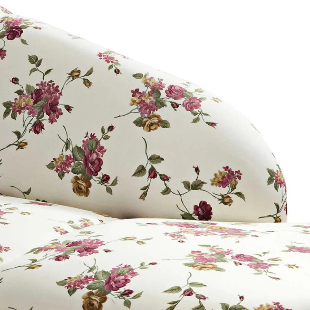 Wohnen Sofas<Landhaus Recamiere mit Blumen Stoff - Nitesa