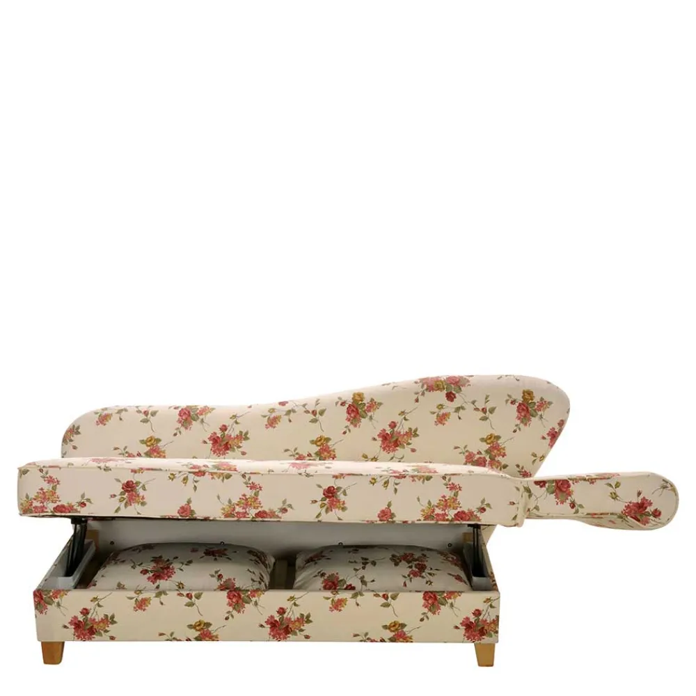 Wohnen Sofas<Landhaus Recamiere mit Blumen Muster - Barreras