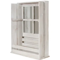 Wohnen Regale<Landhaus Regal im Fenster Look - Sialom
