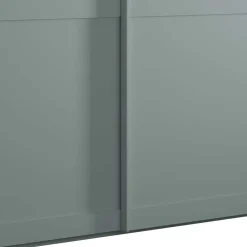 Wohnen Kleiderschränke|Schränke<Landhaus Schwebetüren-Schrank in Graugrün - Rajavo