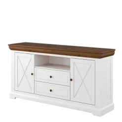 Wohnen Sideboards<Landhaus Sideboard aus Kiefer zweifarbig - Zalya