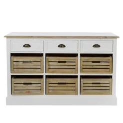 Wohnen Sideboards<Landhaus Sideboard Calavon mit Körben