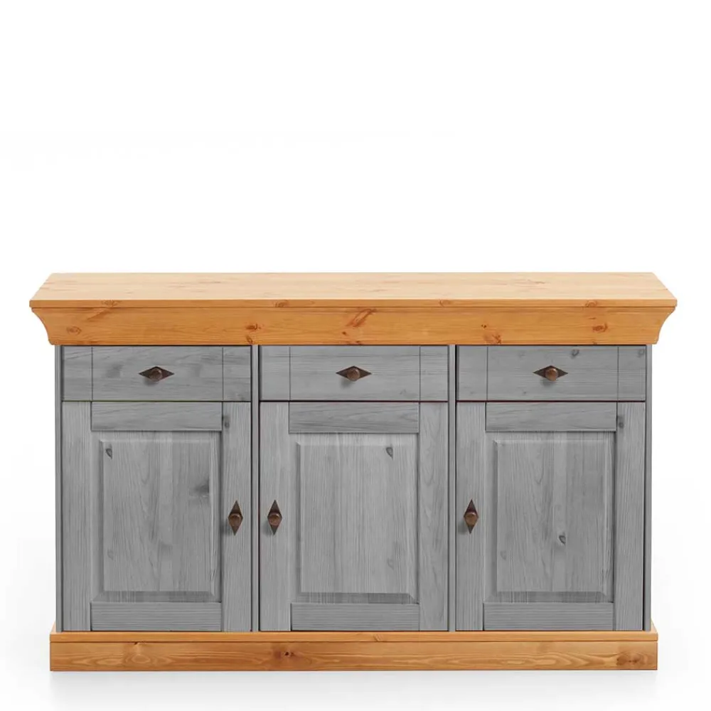 Wohnen Sideboards<Landhaus Sideboard Cempino in Grau