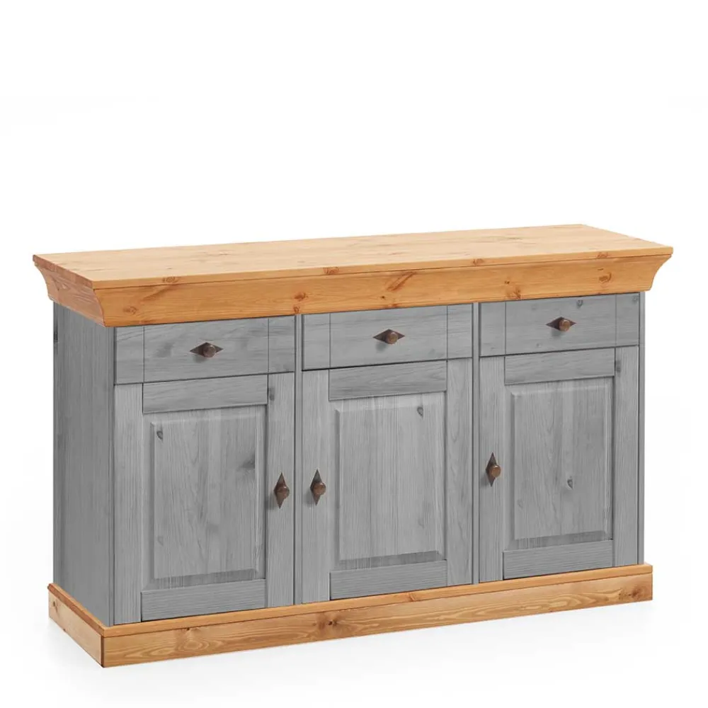 Wohnen Sideboards<Landhaus Sideboard Cempino in Grau