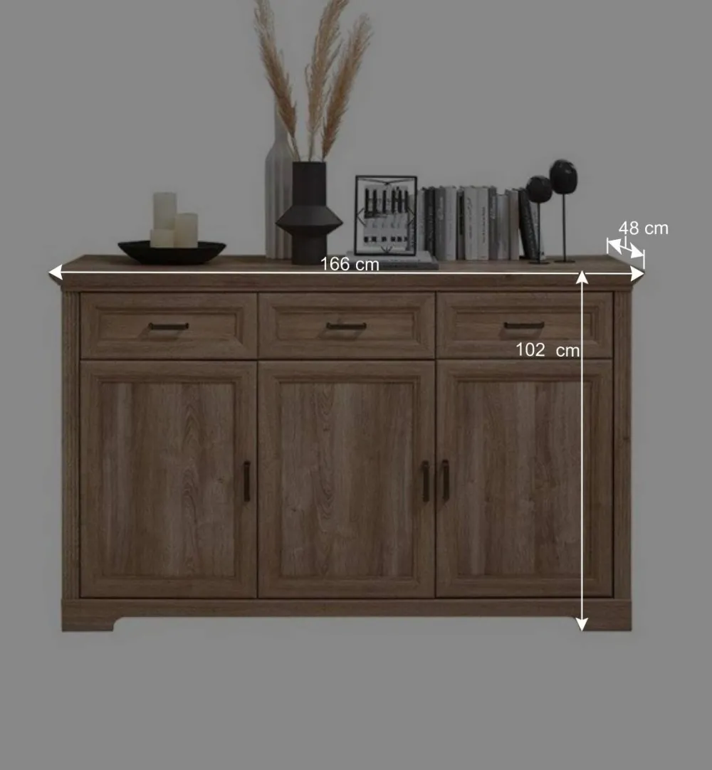Wohnen Sideboards<Landhaus Sideboard in Eiche Optik - Barack