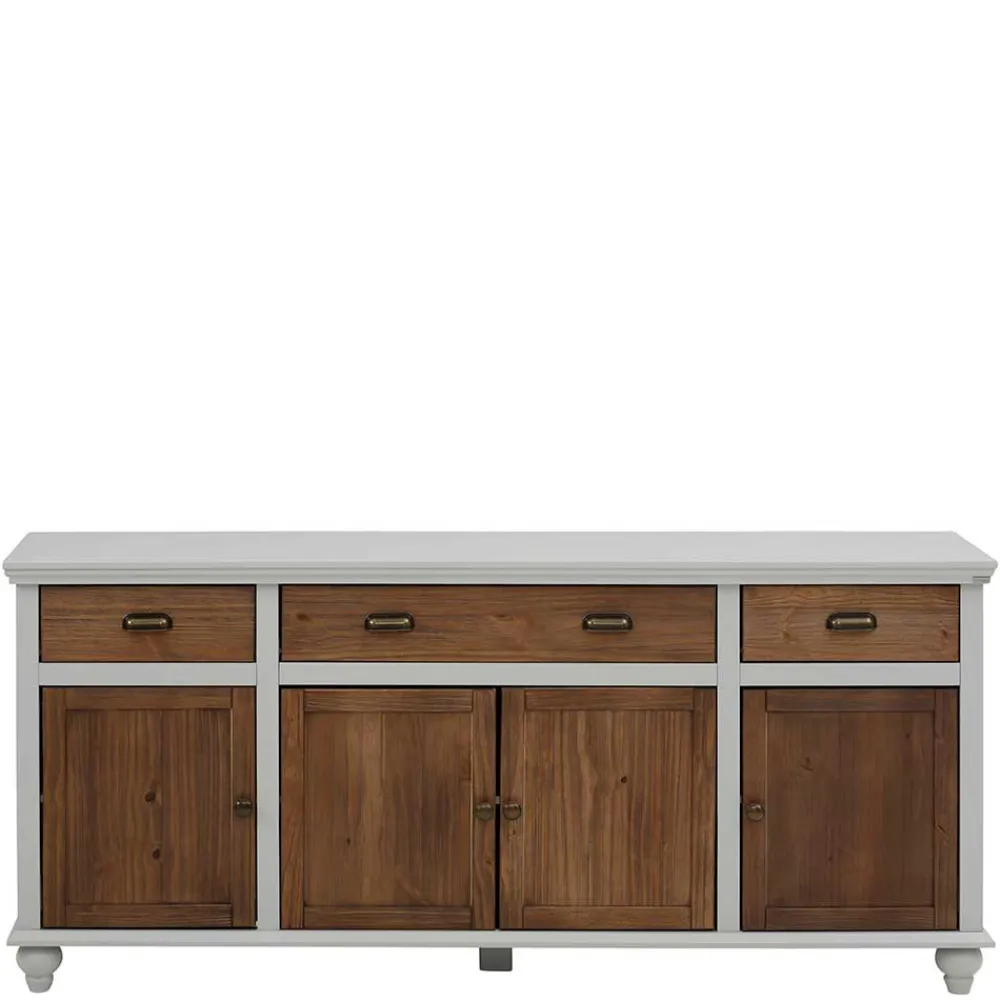 Wohnen Sideboards<Landhaus Sideboard in Holz Braun - Veproma