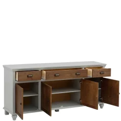 Wohnen Sideboards<Landhaus Sideboard in Holz Braun - Veproma