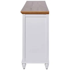 Wohnen Sideboards<Landhaus Sideboard in Weiß und Eiche - Smaly