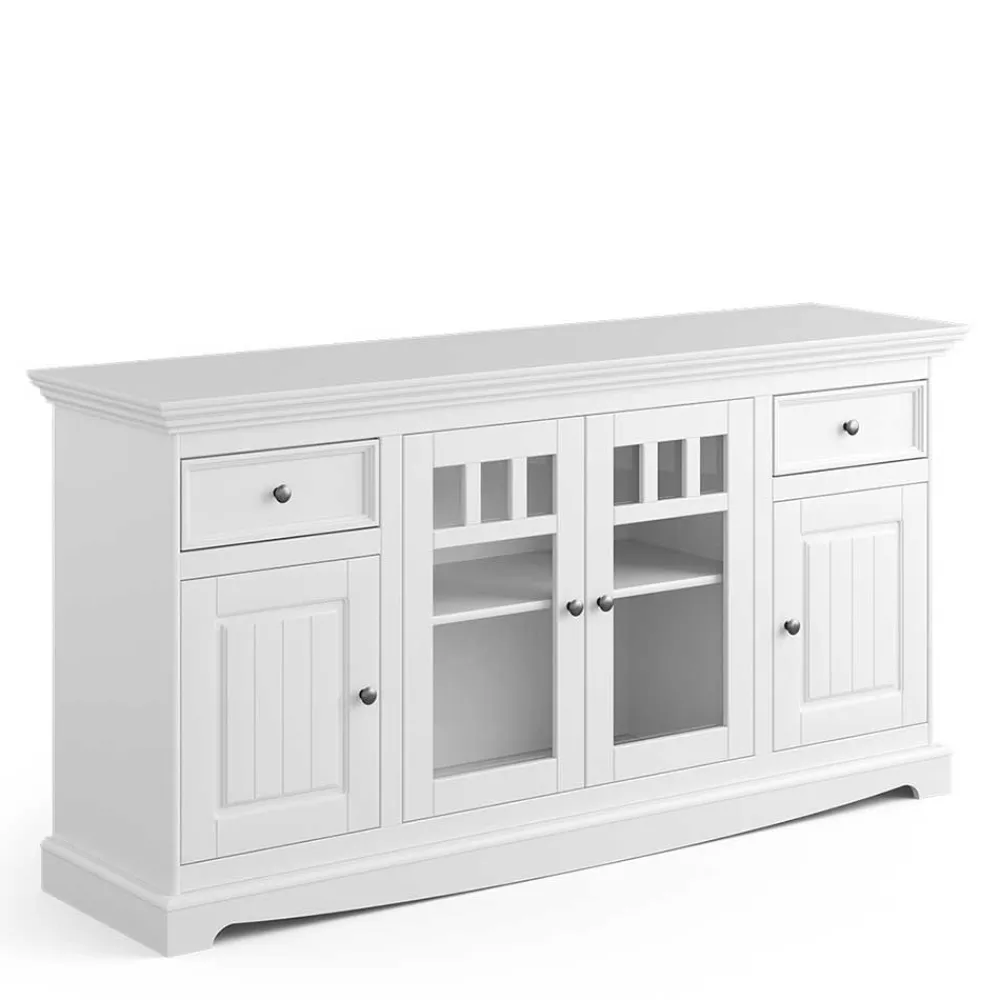 Wohnen Sideboards<Landhaus Sideboard in Weiß lackiert - Indico