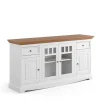 Wohnen Sideboards<Landhaus Sideboard mit Glaseinsätzen - Bordona