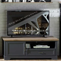 Wohnen Tv & Hifi-Möbel|Lowboards<Landhaus TV Board in Grau - Thumbs