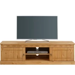 Wohnen Tv & Hifi-Möbel|Lowboards<Landhaus TV Lowboard aus Kiefer Massivholz - Goro