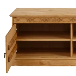 Wohnen Tv & Hifi-Möbel|Lowboards<Landhaus TV Lowboard aus Kiefer Massivholz - Goro