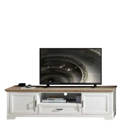 Wohnen Wohnwände<Landhaus TV Wohnkombination mit LED - Sinolita (dreiteilig)
