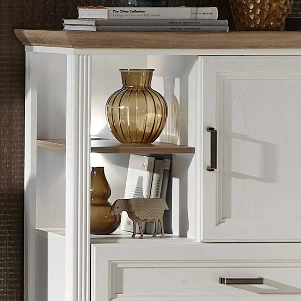 Wohnen Wohnwände<Landhaus TV Wohnwand Möbel Set - Sinolita (vierteilig)
