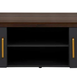 Wohnen Tv & Hifi-Möbel|Lowboards<Landhaus TV-Board in Dunkelgrau - Mivaldana