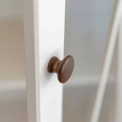Wohnen Vitrinen<Landhaus Vitrine aus Kiefer zweifarbig - Zalya