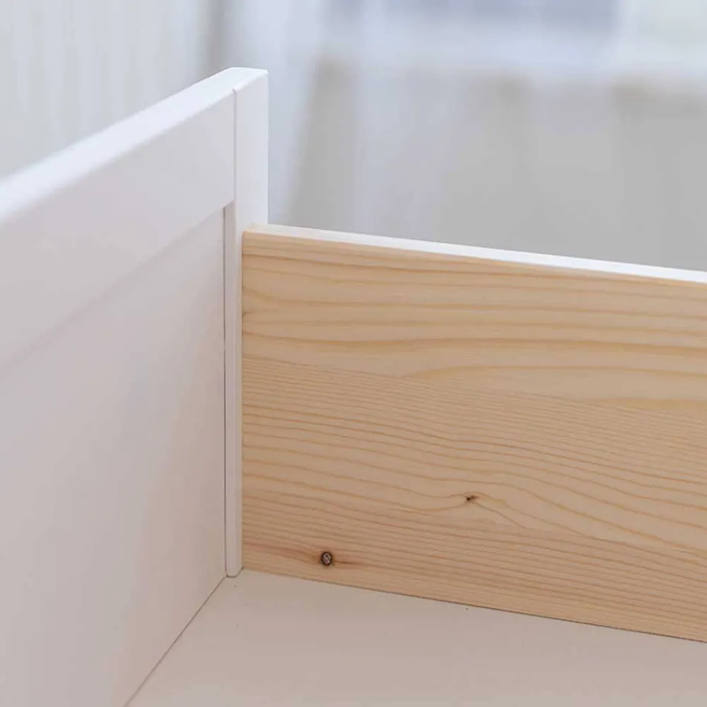 Wohnen Vitrinen<Landhaus Vitrine aus Kiefer zweifarbig - Zalya