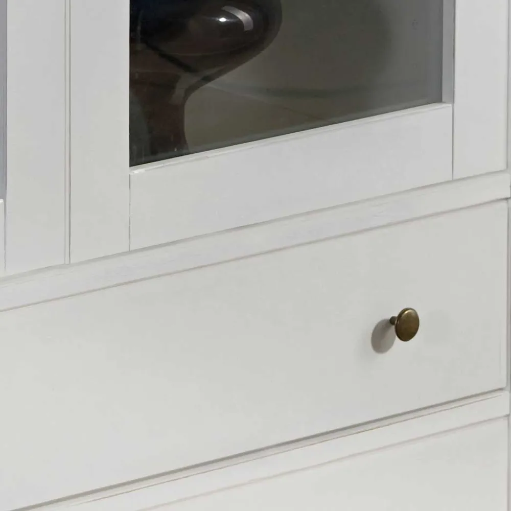 Wohnen Schränke<Landhaus Vitrine mit Doppeltür - Zarinas