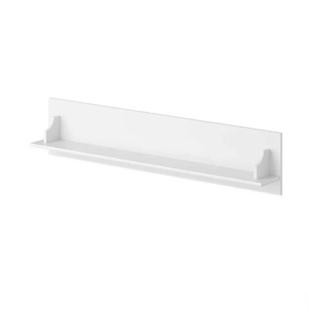 Wohnen Regale<Landhaus Wandboard in Weiß lackiert - Indico (2er Set)