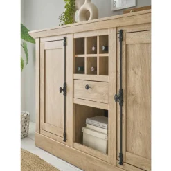 Wohnen Sideboards<Landhaus-Anrichte in Eiche Gold - Hengas