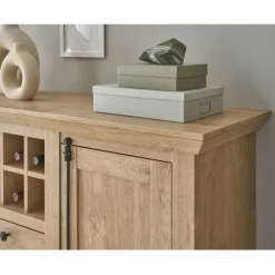 Wohnen Sideboards<Landhaus-Anrichte in Eiche Gold - Hengas