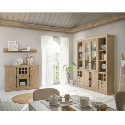 Wohnen Sideboards<Landhaus-Anrichte in Eiche Gold - Hengas