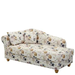 Wohnen Sofas<Landhaus-Recamiere mit Blumen Muster - Vergil