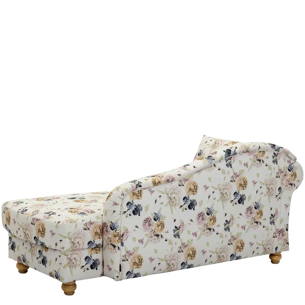 Wohnen Sofas<Landhaus-Recamiere mit Blumen Muster - Vergil