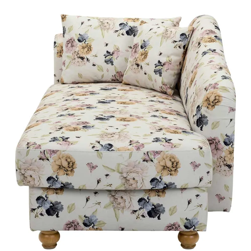 Wohnen Sofas<Landhaus-Recamiere mit Blumen Muster - Vergil