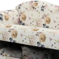 Wohnen Sofas<Landhaus-Recamiere mit Blumen Muster - Vergil