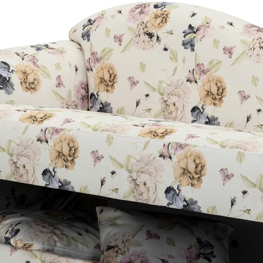 Wohnen Sofas<Landhaus-Recamiere mit Blumen Muster - Vergil