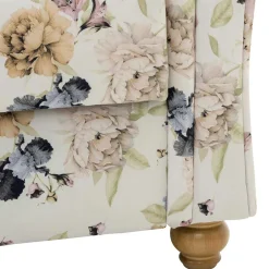 Wohnen Sofas<Landhaus-Recamiere mit Blumen Muster - Vergil