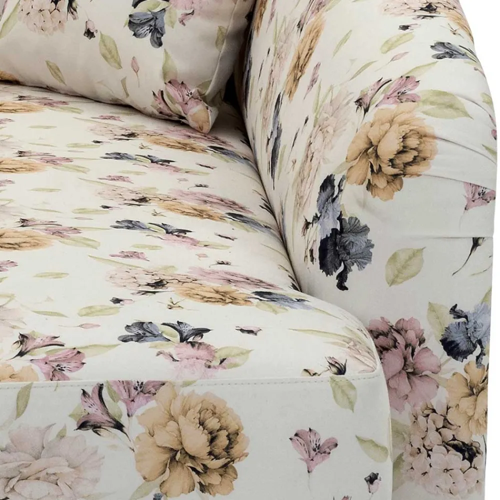 Wohnen Sofas<Landhaus-Recamiere mit Blumen Muster - Vergil