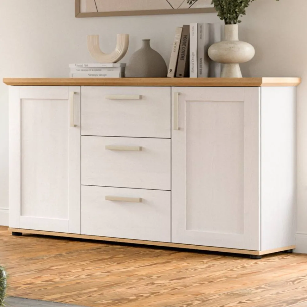 Wohnen Sideboards<Landhaus-Sideboard in Weiß - Tocella