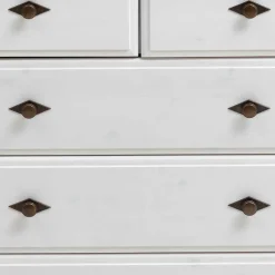 Wohnen Kommoden<Landhausstil Kommode in Weiß & Grau - Caneon