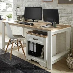 Wohnen Tische<Landhausstil Schreibtisch 160x80 cm - Mehady
