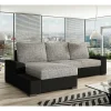 Wohnen Sofas<L-Design Schlafcouch in Beigegrau und Schwarz - Rosch