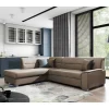 Wohnen Sofas<L-Design Verwandlungssofa in Hellbraun Samt - Citerna