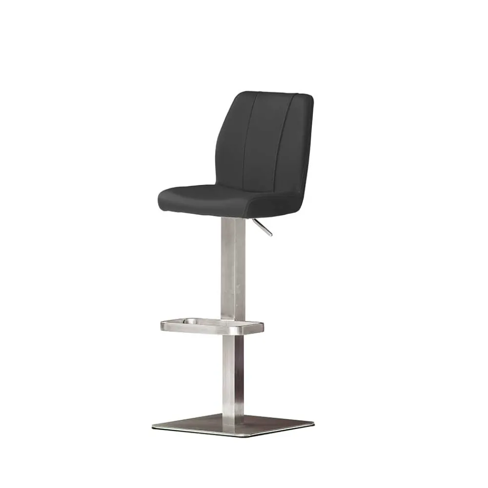 Wohnen Hocker<Leder Barhocker Backbeat mit Lehne