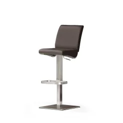 Wohnen Hocker<Leder Barhocker Bordana in Braun